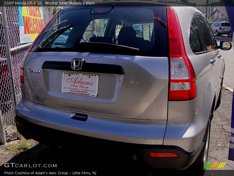 Whistler Silver Metallic / Black 2007 Honda CR-V LX
