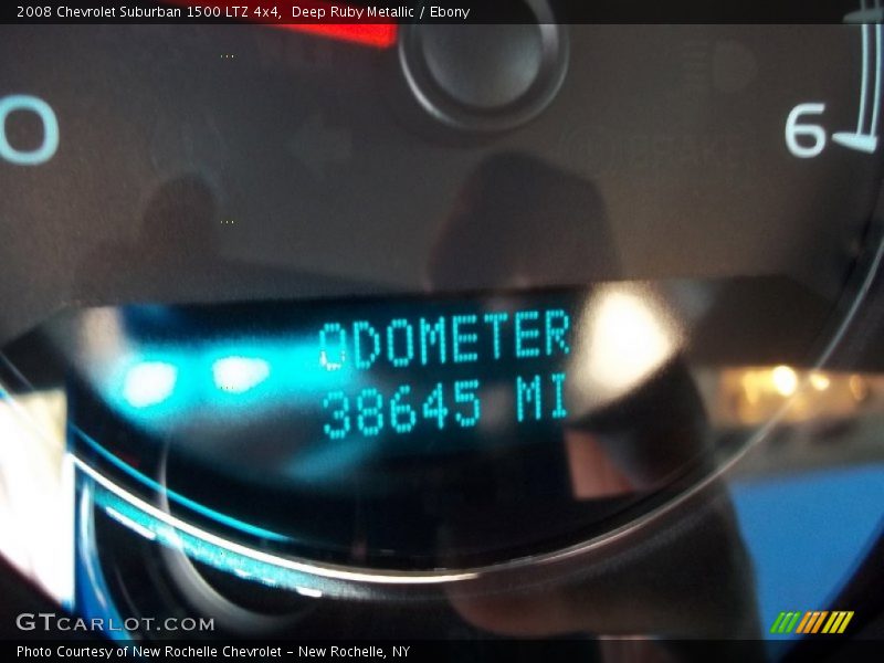 Deep Ruby Metallic / Ebony 2008 Chevrolet Suburban 1500 LTZ 4x4