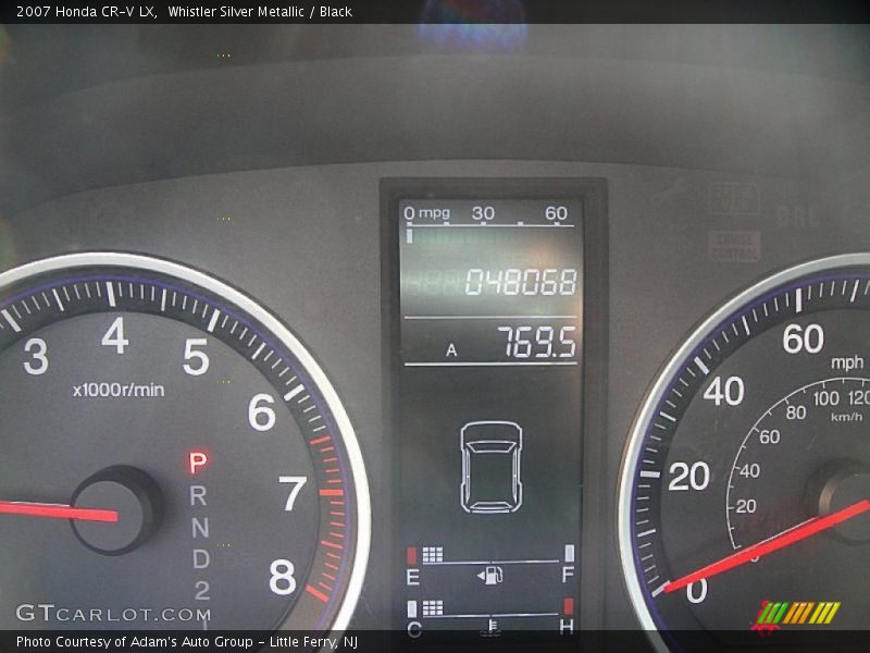 Whistler Silver Metallic / Black 2007 Honda CR-V LX