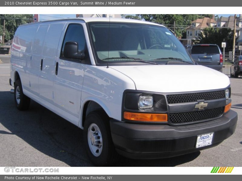 Summit White / Medium Pewter 2010 Chevrolet Express 3500 Cargo Van
