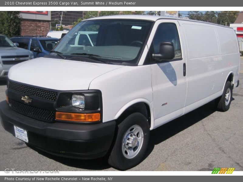 Summit White / Medium Pewter 2010 Chevrolet Express 3500 Cargo Van
