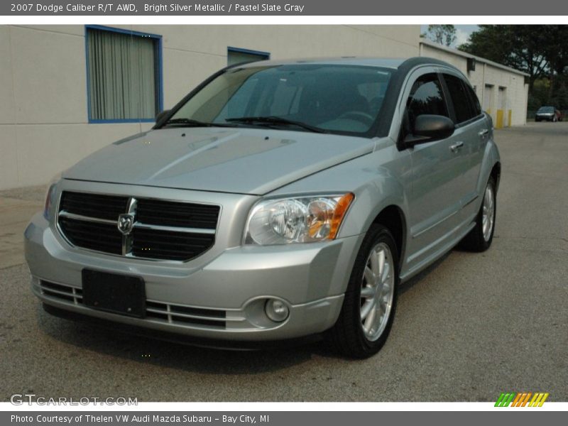 Bright Silver Metallic / Pastel Slate Gray 2007 Dodge Caliber R/T AWD