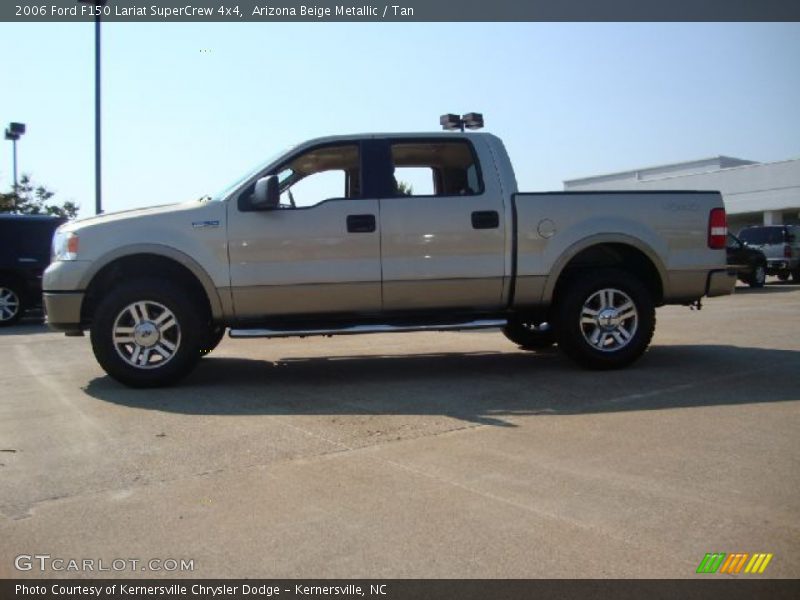 Arizona Beige Metallic / Tan 2006 Ford F150 Lariat SuperCrew 4x4