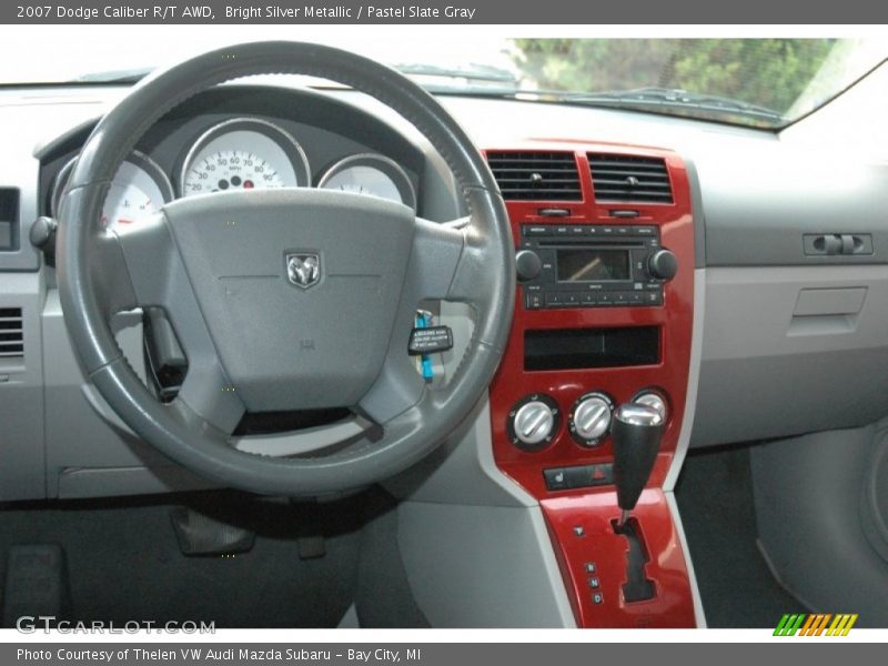 Bright Silver Metallic / Pastel Slate Gray 2007 Dodge Caliber R/T AWD