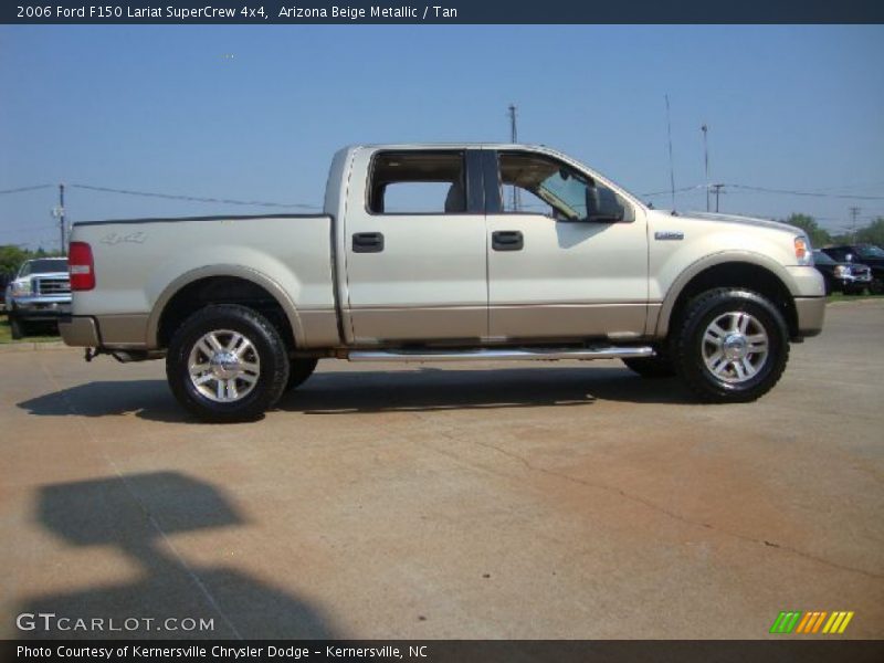 Arizona Beige Metallic / Tan 2006 Ford F150 Lariat SuperCrew 4x4