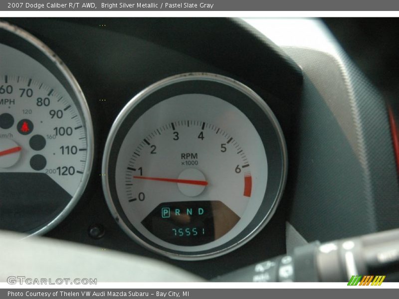 Bright Silver Metallic / Pastel Slate Gray 2007 Dodge Caliber R/T AWD