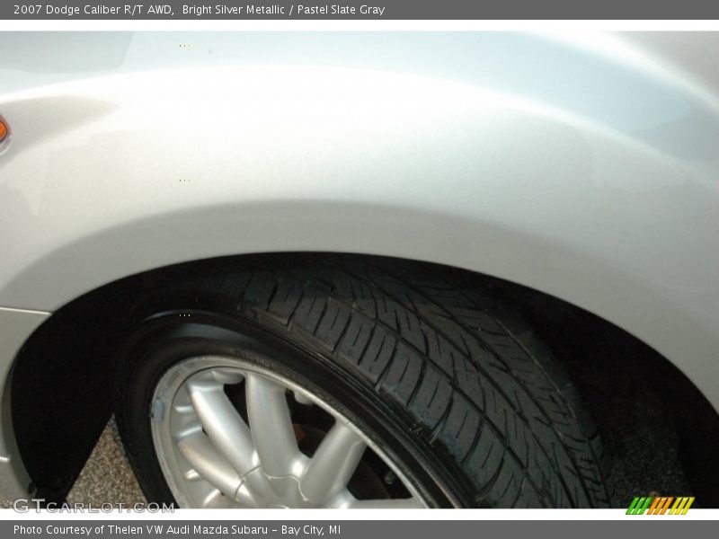 Bright Silver Metallic / Pastel Slate Gray 2007 Dodge Caliber R/T AWD