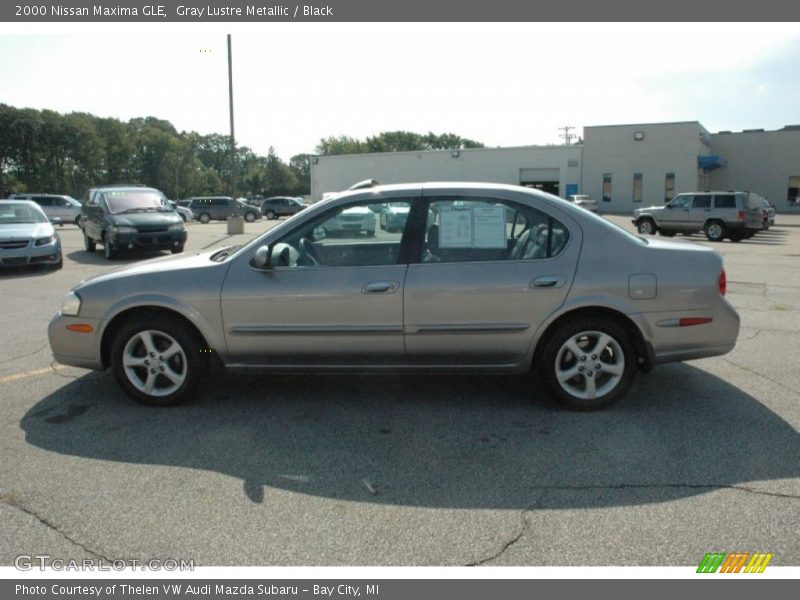 Gray Lustre Metallic / Black 2000 Nissan Maxima GLE