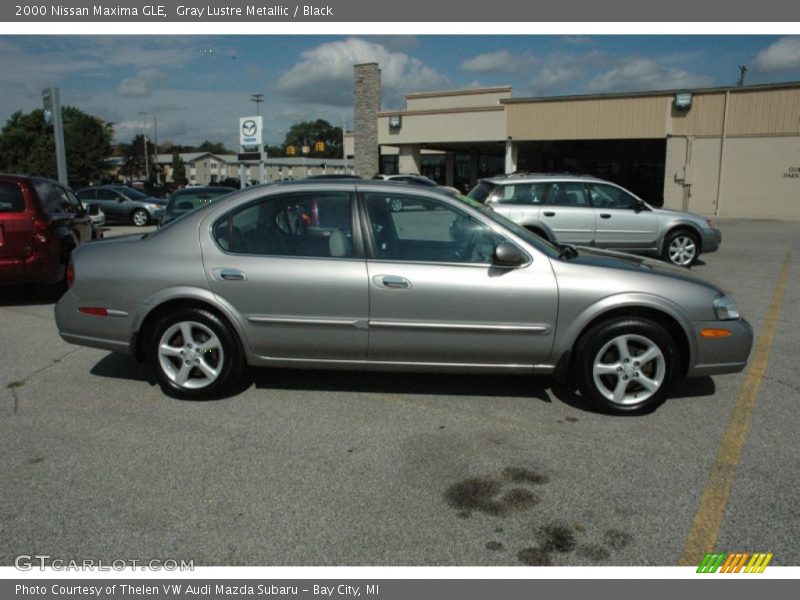 Gray Lustre Metallic / Black 2000 Nissan Maxima GLE