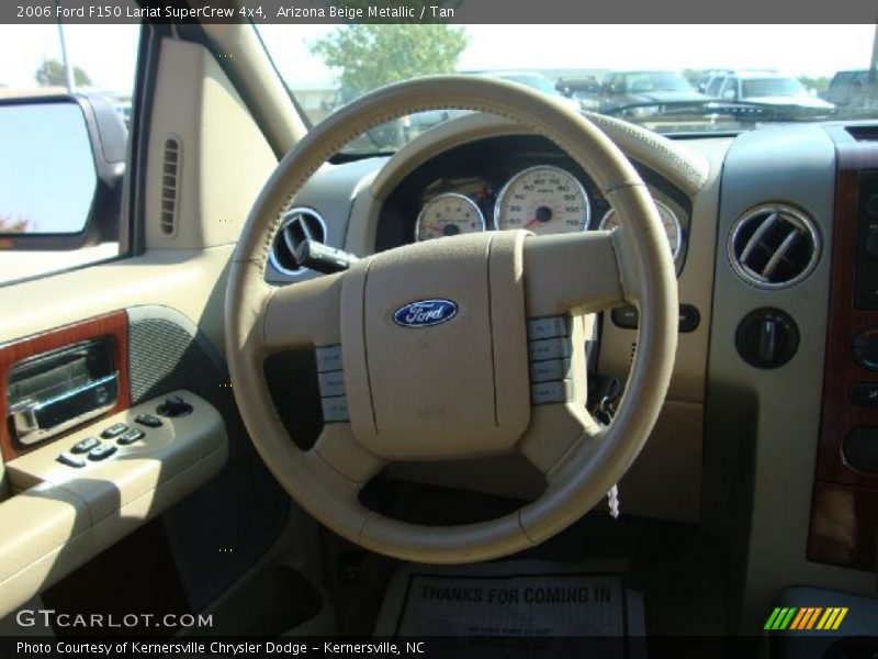 Arizona Beige Metallic / Tan 2006 Ford F150 Lariat SuperCrew 4x4