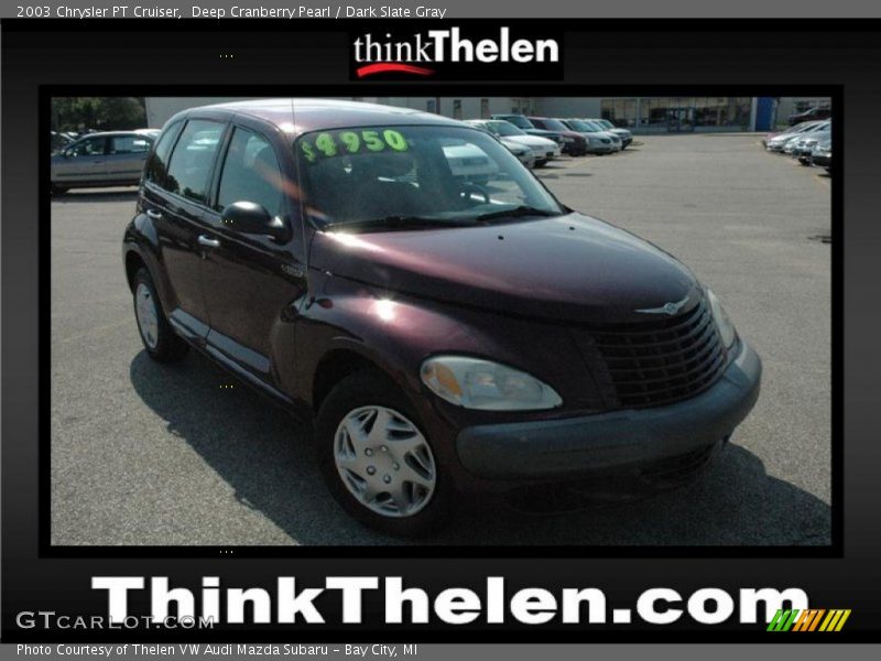 Deep Cranberry Pearl / Dark Slate Gray 2003 Chrysler PT Cruiser