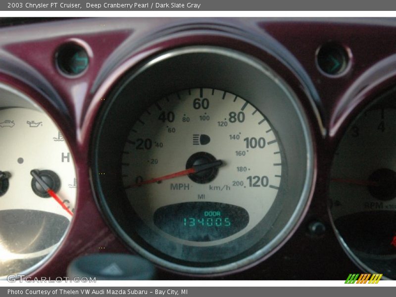Deep Cranberry Pearl / Dark Slate Gray 2003 Chrysler PT Cruiser