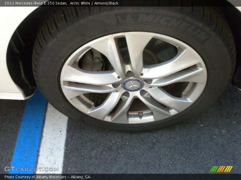 Arctic White / Almond/Black 2011 Mercedes-Benz E 350 Sedan
