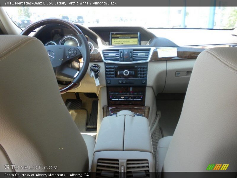 Arctic White / Almond/Black 2011 Mercedes-Benz E 350 Sedan