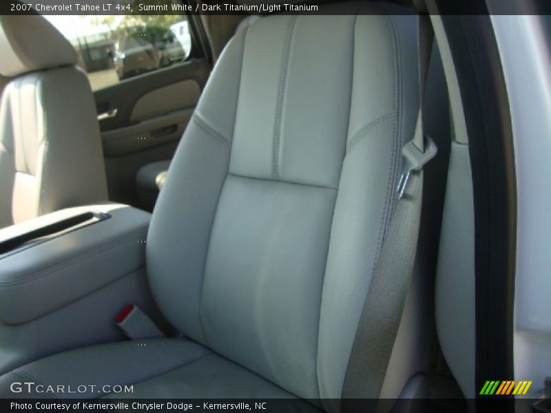 Summit White / Dark Titanium/Light Titanium 2007 Chevrolet Tahoe LT 4x4
