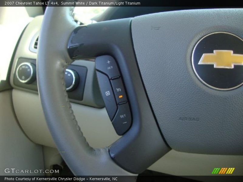 Summit White / Dark Titanium/Light Titanium 2007 Chevrolet Tahoe LT 4x4