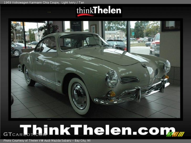 Light Ivory / Tan 1969 Volkswagen Karmann Ghia Coupe