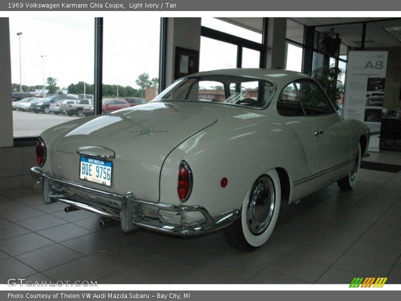 Light Ivory / Tan 1969 Volkswagen Karmann Ghia Coupe
