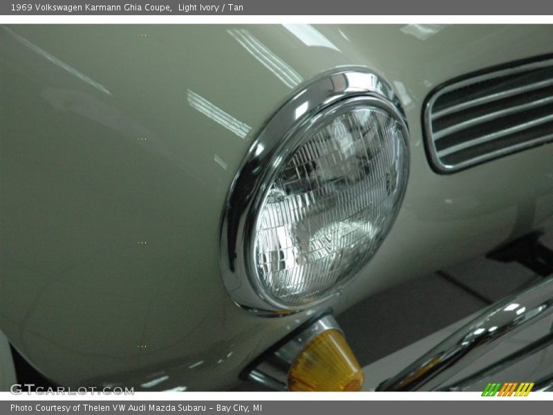 Light Ivory / Tan 1969 Volkswagen Karmann Ghia Coupe