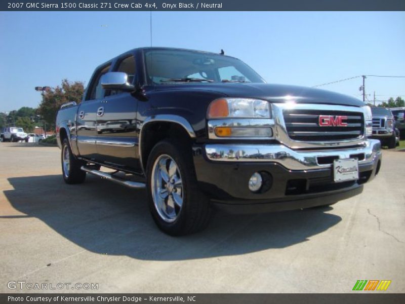Onyx Black / Neutral 2007 GMC Sierra 1500 Classic Z71 Crew Cab 4x4