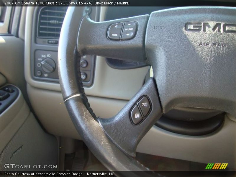 Onyx Black / Neutral 2007 GMC Sierra 1500 Classic Z71 Crew Cab 4x4