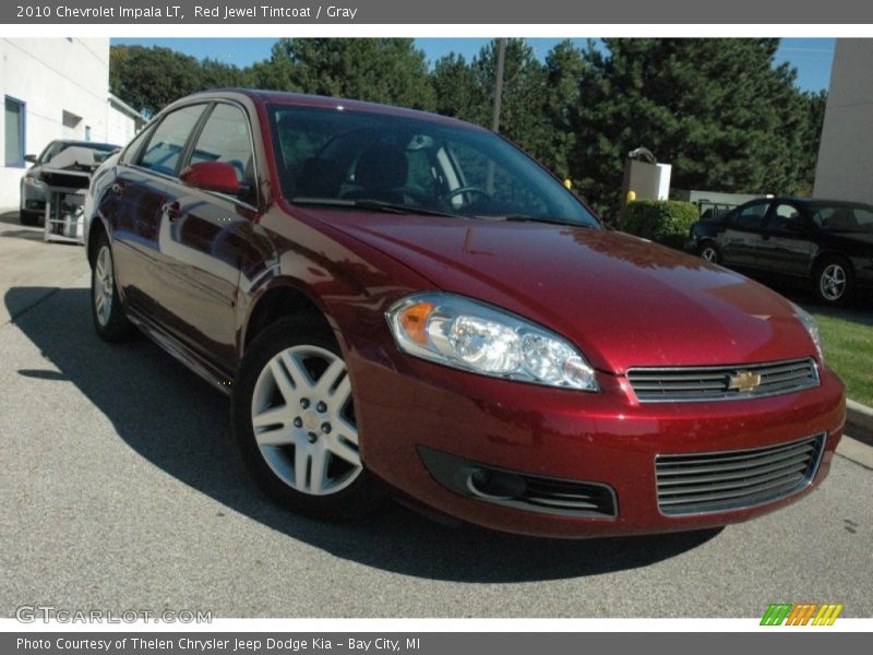 Red Jewel Tintcoat / Gray 2010 Chevrolet Impala LT