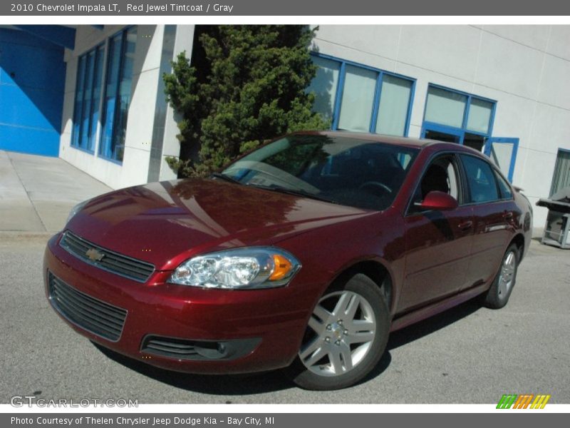 Red Jewel Tintcoat / Gray 2010 Chevrolet Impala LT