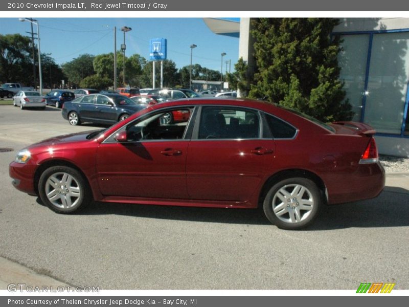 Red Jewel Tintcoat / Gray 2010 Chevrolet Impala LT