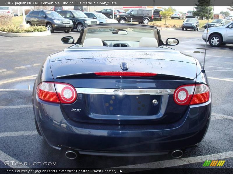Indigo Blue Metallic / Ivory/Slate 2007 Jaguar XK XK8 Convertible