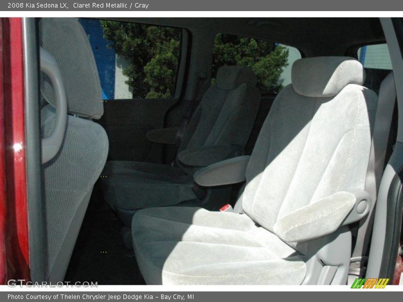 Claret Red Metallic / Gray 2008 Kia Sedona LX