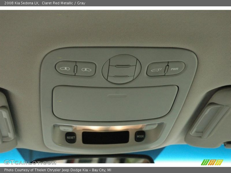 Claret Red Metallic / Gray 2008 Kia Sedona LX