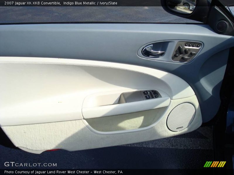 Indigo Blue Metallic / Ivory/Slate 2007 Jaguar XK XK8 Convertible