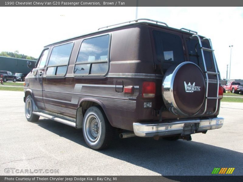 Brown / Tan 1990 Chevrolet Chevy Van G20 Passenger Conversion