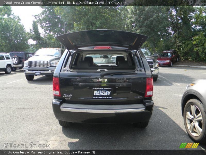 Black / Dark Slate Gray/Light Graystone 2008 Jeep Grand Cherokee Limited 4x4