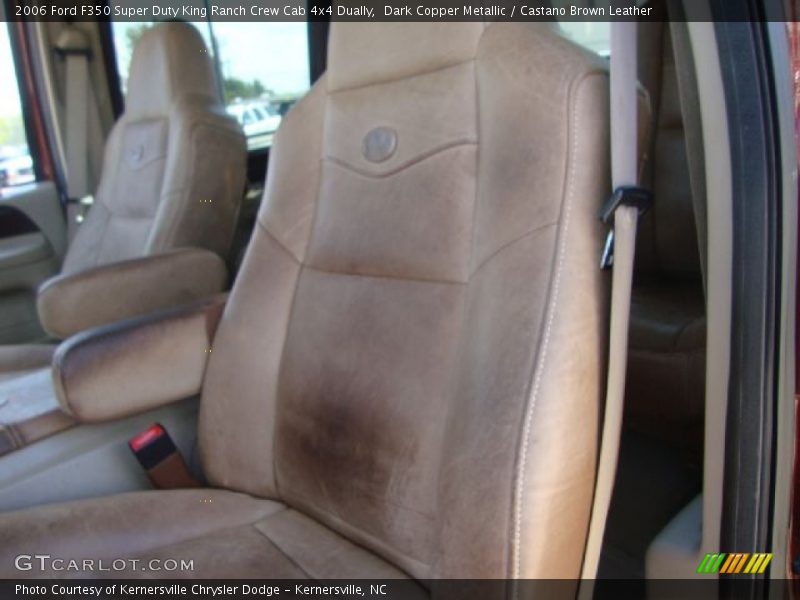 Dark Copper Metallic / Castano Brown Leather 2006 Ford F350 Super Duty King Ranch Crew Cab 4x4 Dually