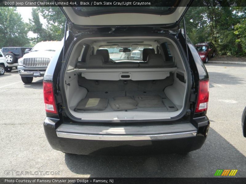 Black / Dark Slate Gray/Light Graystone 2008 Jeep Grand Cherokee Limited 4x4