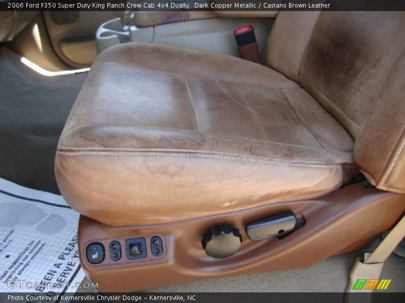 Dark Copper Metallic / Castano Brown Leather 2006 Ford F350 Super Duty King Ranch Crew Cab 4x4 Dually