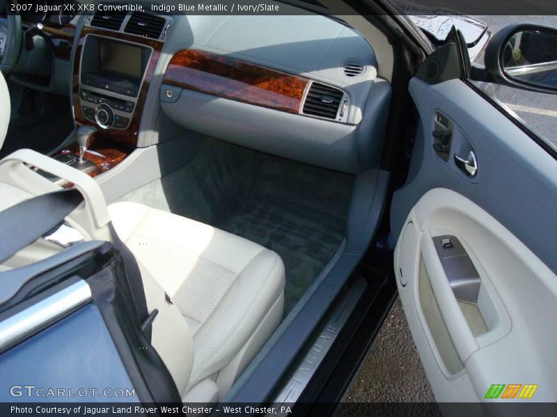 Indigo Blue Metallic / Ivory/Slate 2007 Jaguar XK XK8 Convertible
