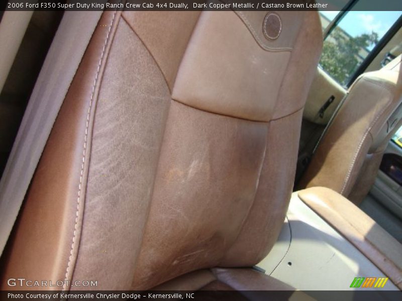 Dark Copper Metallic / Castano Brown Leather 2006 Ford F350 Super Duty King Ranch Crew Cab 4x4 Dually
