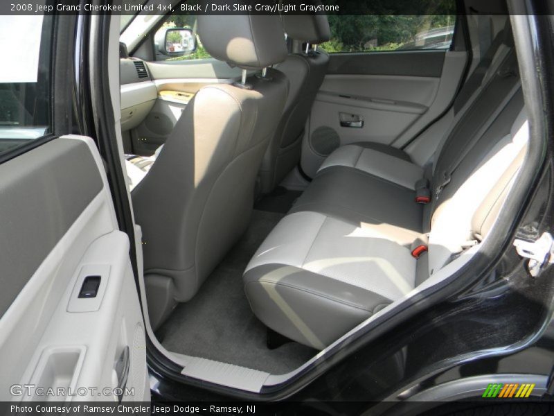 Black / Dark Slate Gray/Light Graystone 2008 Jeep Grand Cherokee Limited 4x4