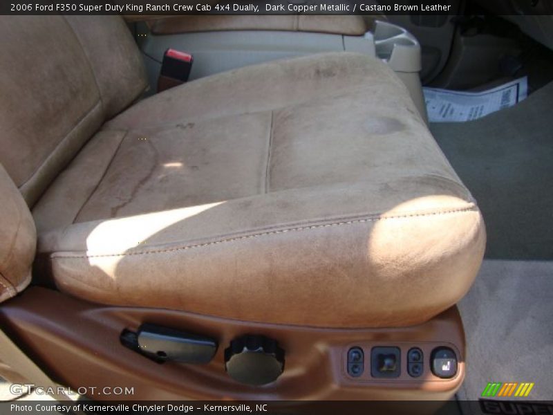 Dark Copper Metallic / Castano Brown Leather 2006 Ford F350 Super Duty King Ranch Crew Cab 4x4 Dually