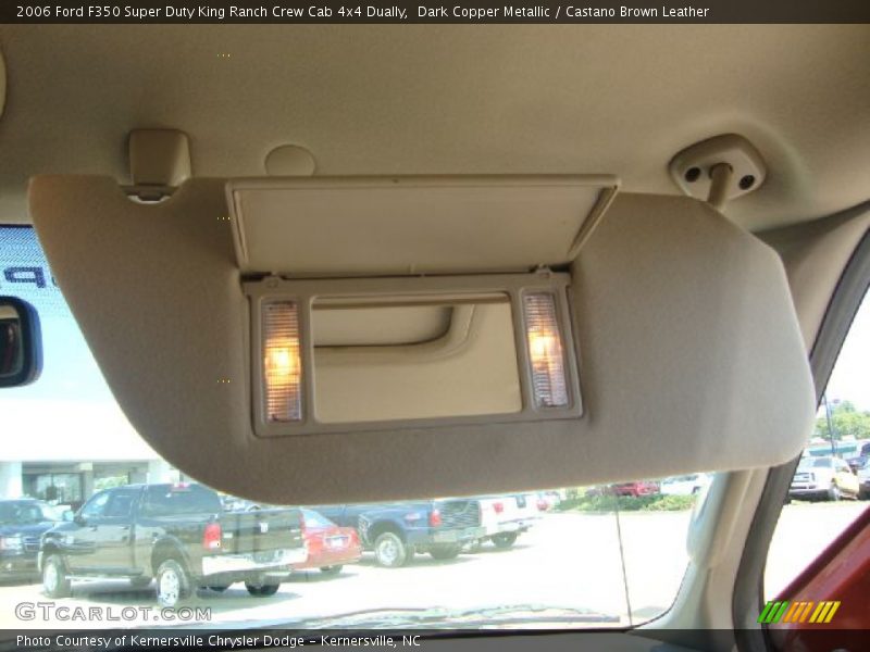 Dark Copper Metallic / Castano Brown Leather 2006 Ford F350 Super Duty King Ranch Crew Cab 4x4 Dually