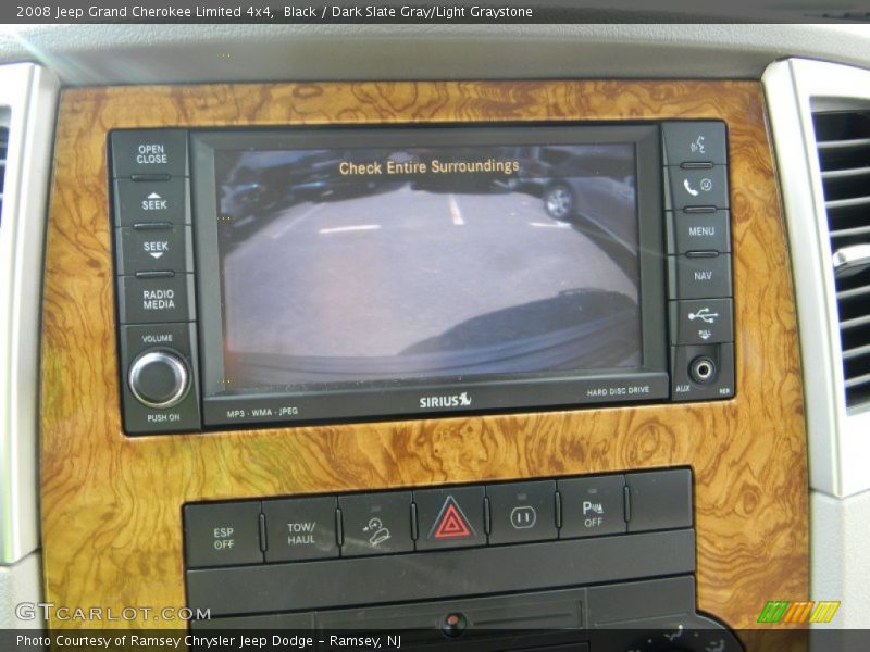 Black / Dark Slate Gray/Light Graystone 2008 Jeep Grand Cherokee Limited 4x4