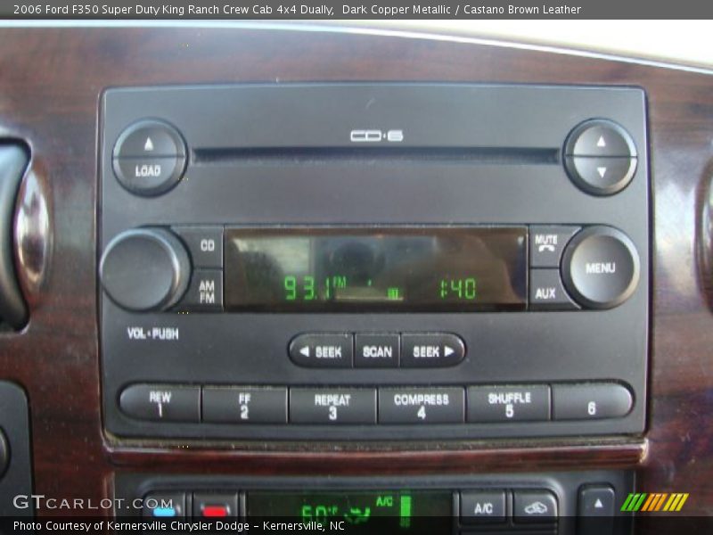 Dark Copper Metallic / Castano Brown Leather 2006 Ford F350 Super Duty King Ranch Crew Cab 4x4 Dually