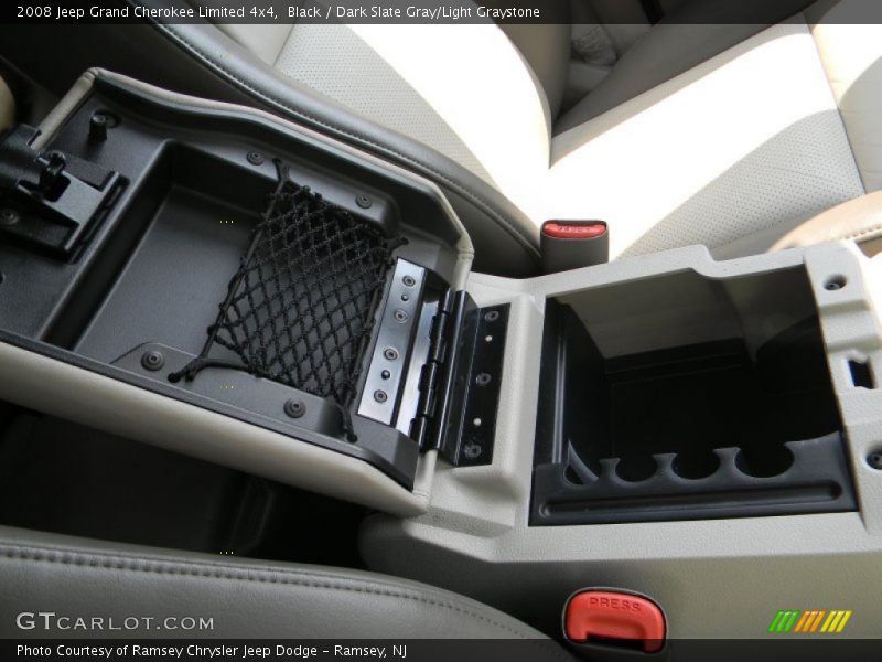 Black / Dark Slate Gray/Light Graystone 2008 Jeep Grand Cherokee Limited 4x4