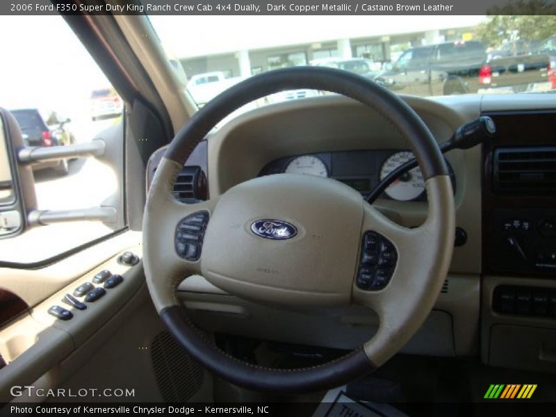 Dark Copper Metallic / Castano Brown Leather 2006 Ford F350 Super Duty King Ranch Crew Cab 4x4 Dually
