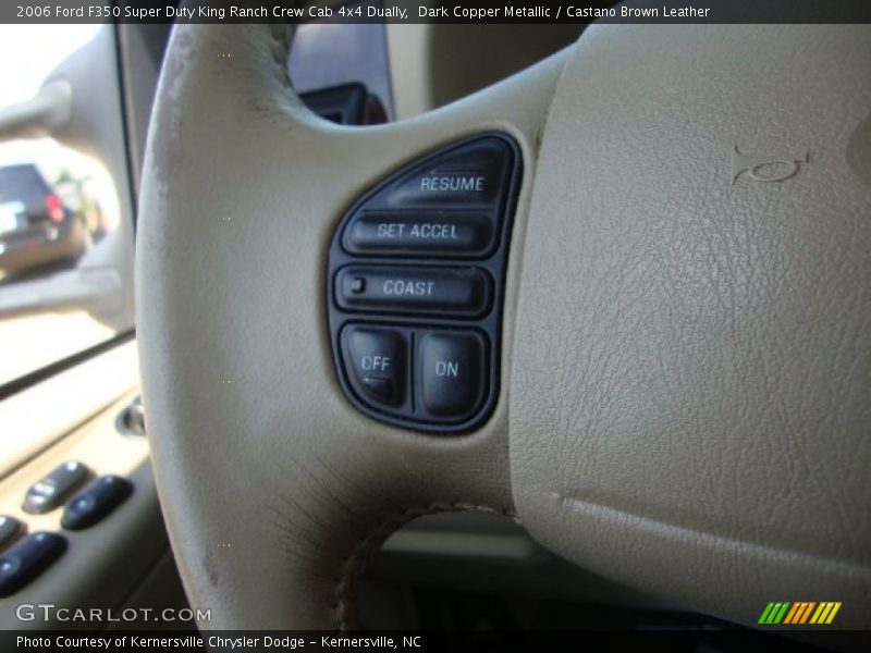 Dark Copper Metallic / Castano Brown Leather 2006 Ford F350 Super Duty King Ranch Crew Cab 4x4 Dually