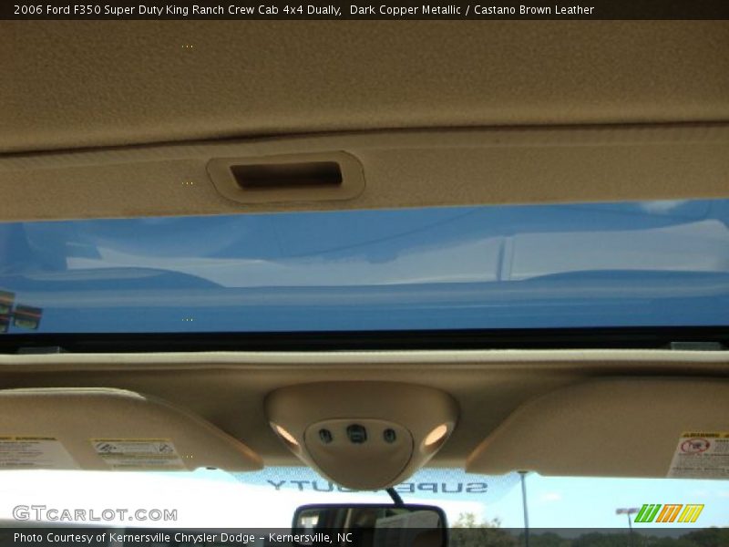 Dark Copper Metallic / Castano Brown Leather 2006 Ford F350 Super Duty King Ranch Crew Cab 4x4 Dually