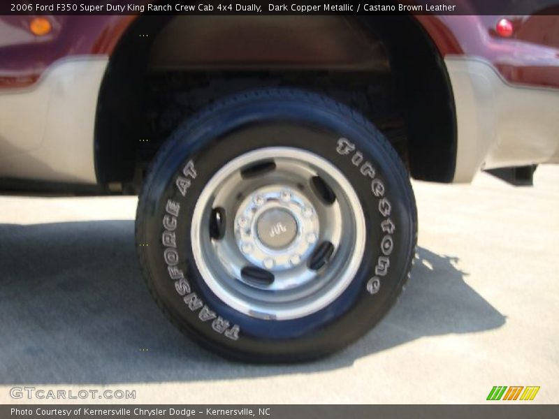 Dark Copper Metallic / Castano Brown Leather 2006 Ford F350 Super Duty King Ranch Crew Cab 4x4 Dually