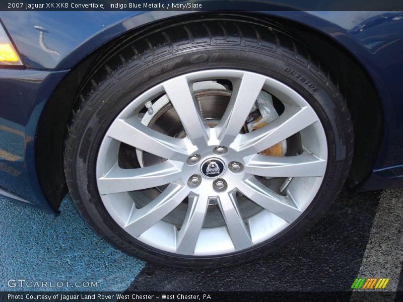 Indigo Blue Metallic / Ivory/Slate 2007 Jaguar XK XK8 Convertible